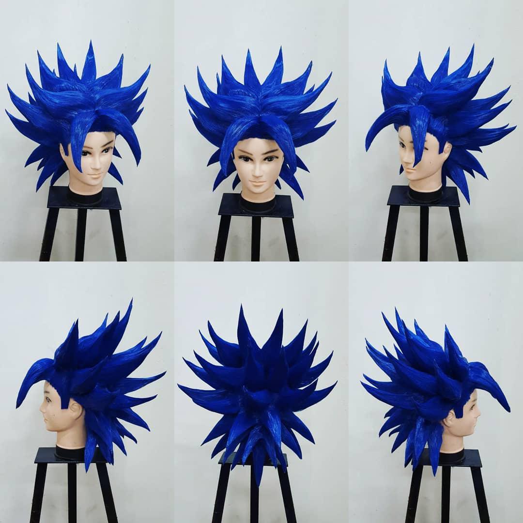 Blue goku outlet wig